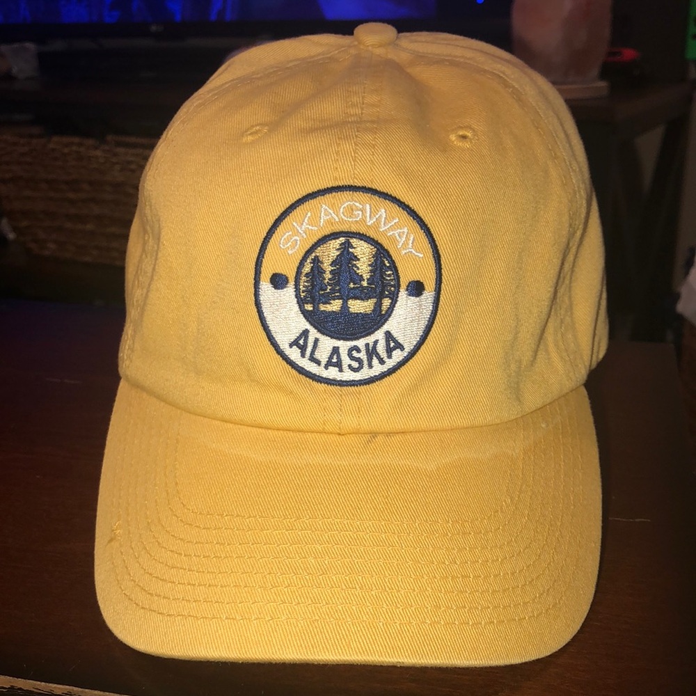 Sale 💚 Yellow Skagway Alaska Baseball Cap Hat